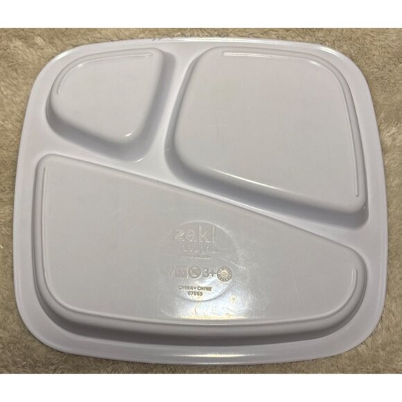 Disney Minnie & Daisy Pink Divided Plate Zak! Designs Durable BPA-Free Melamine - Picture 4 of 8